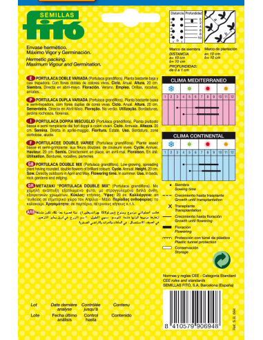 Portulaca Doble Variada (0,65 g)
