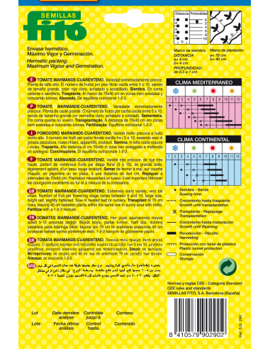 Tomato Marmande - Cuarenteno (3 g)
