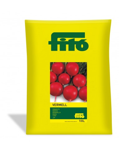 RABANITO REDONDO ROJO - VERMELL 100 GRS.